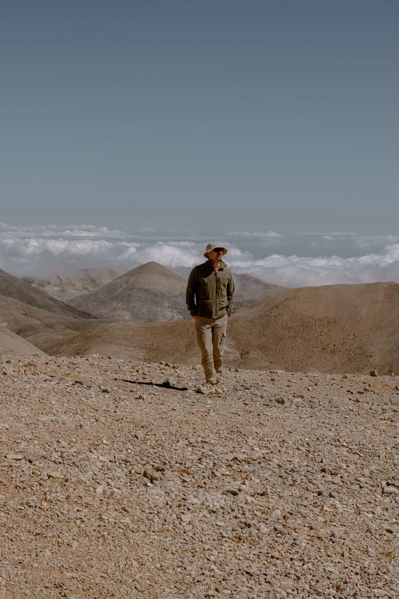 The Lefka Ori, the White Mountains rising above south-west Crete